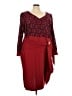 Unbranded Burgundy Cocktail Dress Size 3X - photo 1