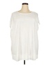 Susan Graver Ivory Sleeveless T-Shirt Size 3X - photo 1
