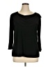 Coldwater Creek Black 3/4 Sleeve Top Size XL - photo 1