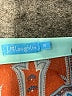 J. McLaughlin 100% Silk Paisley Blue Long Sleeve Silk Top Size 10 - photo 7