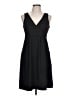 Eddie Bauer Solid Black Casual Dress Size L - photo 1