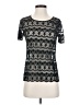 Forever 21 Black Short Sleeve Top Size S - photo 1