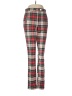H&M Plaid Red Casual Pants Size 8 - photo 1