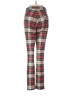 H&M Plaid Red Casual Pants Size 8 - photo 2