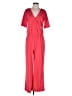 Boston Proper Solid Red Jumpsuit Size S - photo 1