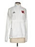Adidas 100% Polyester White Track Jacket Size S - photo 1