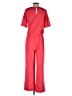 Boston Proper Solid Red Jumpsuit Size S - photo 2
