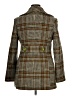 Topshop Plaid Brown Coat Size 14 - photo 2