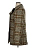 Topshop Plaid Brown Coat Size 14 - photo 5