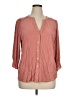 Democracy Pink 3/4 Sleeve Blouse Size 1X - photo 1