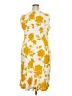 Kasper Yellow Cocktail Dress Size 18 - photo 2