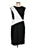 Kasper Color Block Black Cocktail Dress Size 4 - photo 1