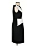Kasper Color Block Black Cocktail Dress Size 4 - photo 4
