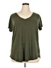 Torrid Green Short Sleeve T-Shirt Size 3X Plus (3) - photo 1