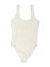 American Apparel Solid Ivory One Piece Swimsuit Size S - photo 2