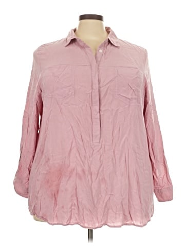 Avenue 3/4 Sleeve Button-Down Shirt (view 1)