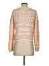 Knitted & Knotted Plaid Orange Cardigan Size S - photo 2