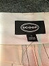 Scoop Stripes Ivory Linen Pants Size 14 - photo 7