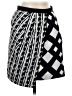 Peter Pilotto for Target Graphic Black Casual Skirt Size 2 - photo 1