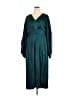 City Chic 100% Polyester Teal Cocktail Dress Size 22 (XL) - photo 1