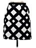 Peter Pilotto for Target Graphic Black Casual Skirt Size 2 - photo 2