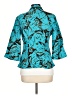 Bob Mackie Print Teal Blazer Size 10 - photo 2