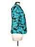 Bob Mackie Print Teal Blazer Size 10 - photo 4