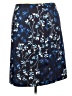 Roz & Ali Print Blue Casual Skirt Size 2X - photo 2