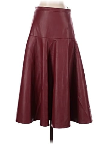 Zara Faux Leather Skirt (view 1)