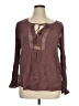 Daniel Rainn Brown Long Sleeve Blouse Size XL - photo 1