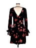 Xhilaration Floral Black Cocktail Dress Size M - photo 2