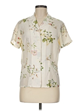 Evan Picone Short Sleeve Silk Top