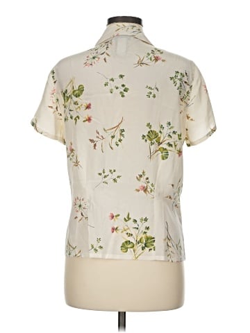 Evan Picone Short Sleeve Silk Top (view 2)