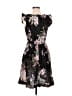 Eri + Ali Floral Black Cocktail Dress Size 8 - photo 2
