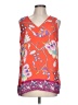 Violet & Claire 100% Polyester Orange Sleeveless Blouse Size L - photo 1