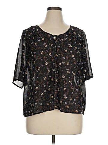 Bobeau Short Sleeve Blouse (view 1)