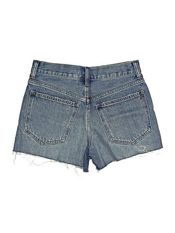 Madewell Relaxed Denim Shorts in Kelton Wash: Raw-Hem Edition (view 2)