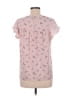 Sweet Rain 100% Polyester Pink Short Sleeve Blouse Size M - photo 2