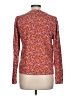 J.Crew Floral Red Long Sleeve T-Shirt Size L - photo 2