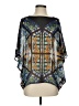 Clover Canyon 100% Polyester Blue 3/4 Sleeve Blouse Size XS - photo 1
