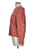 J.Crew Floral Red Long Sleeve T-Shirt Size L - photo 5