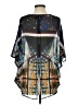 Clover Canyon 100% Polyester Blue 3/4 Sleeve Blouse Size XS - photo 2