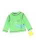 Little Me Green Rash Guard Size 6-9 mo - photo 1