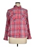 Seven7 100% Cotton Plaid Pink Long Sleeve Button-Down Shirt Size XL - photo 1