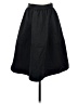 Express 100% Polyester Solid Black Casual Skirt Size 4 - photo 1
