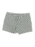 Express Stripes Green White Shorts Size 2 - photo 2