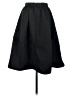 Express 100% Polyester Solid Black Casual Skirt Size 4 - photo 2