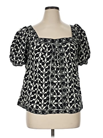 Max Studio Short Sleeve Blouse (view 1)