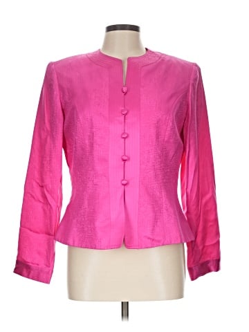 Adrianna Papell Silk Blazer (view 1)
