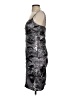 Boohoo Metallic Silver Cocktail Dress Size S - photo 5